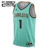 Dres Charlotte Hornets Lamelo Ball Jordan 2024-25 City Edition Teal Swingman - Dječji